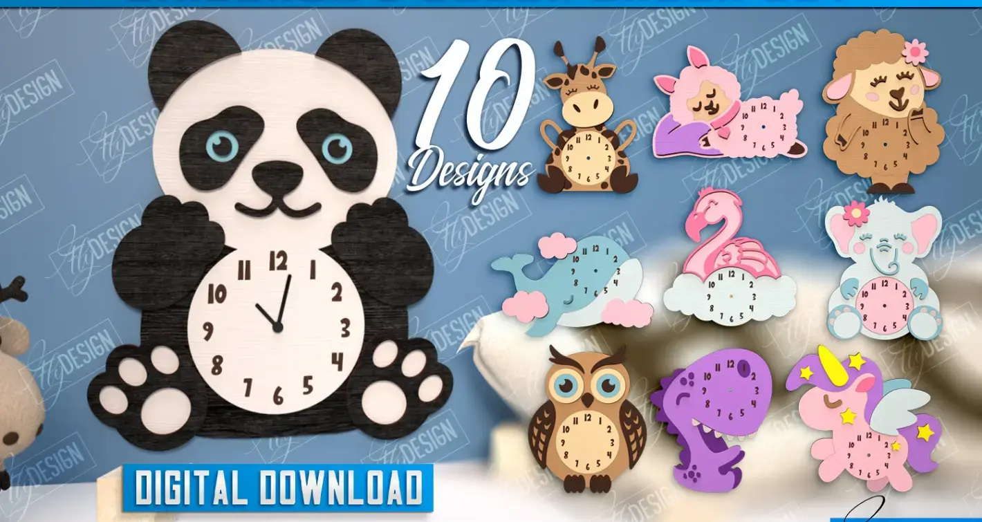 childrens-clock-laser-cut-bundle-kids-32006-cover-1
